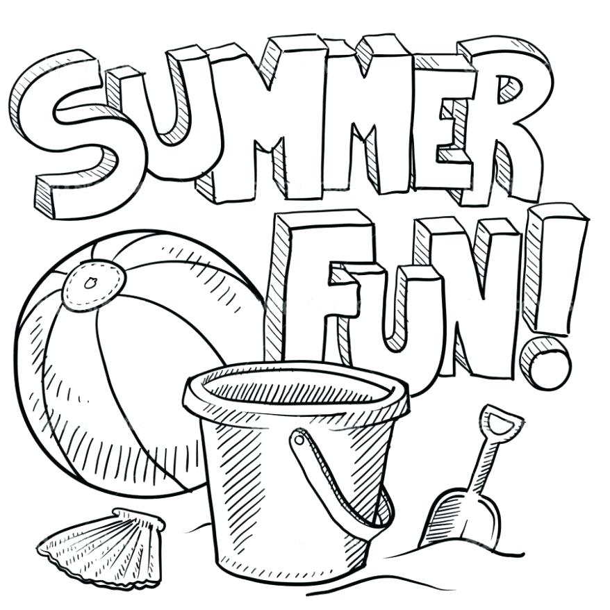 878x878 Colouring Pages Summer Coloring Page Summertime Coloring Pages