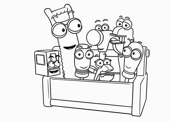 600x424 Handy Manny Tools Coloring Page