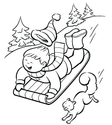 360x400 Printable Winter Scenes Free Printable Winter Scenes To Color