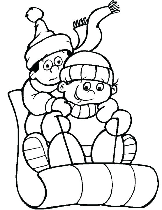 556x720 Winter Scene Coloring Pages Winter Coloring Sheets Printable