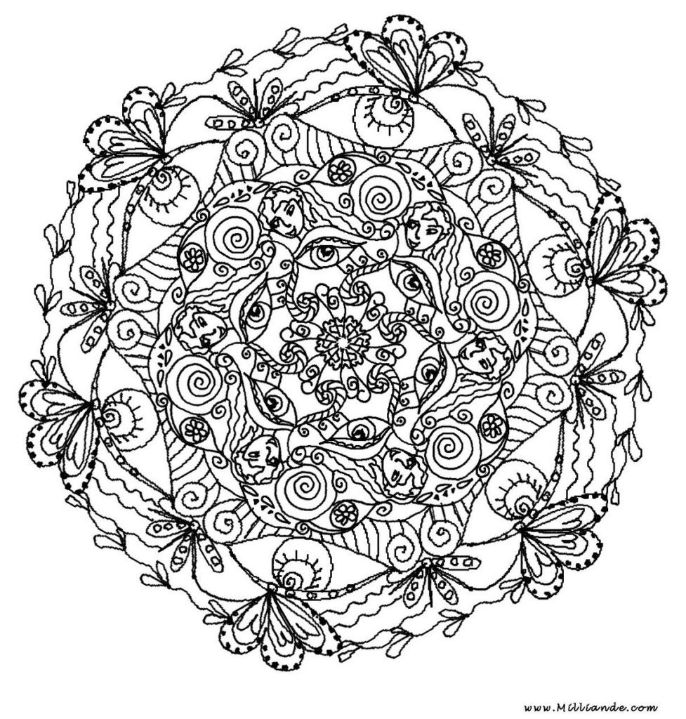 977x1024 Free Complex Coloring Pages Acpra
