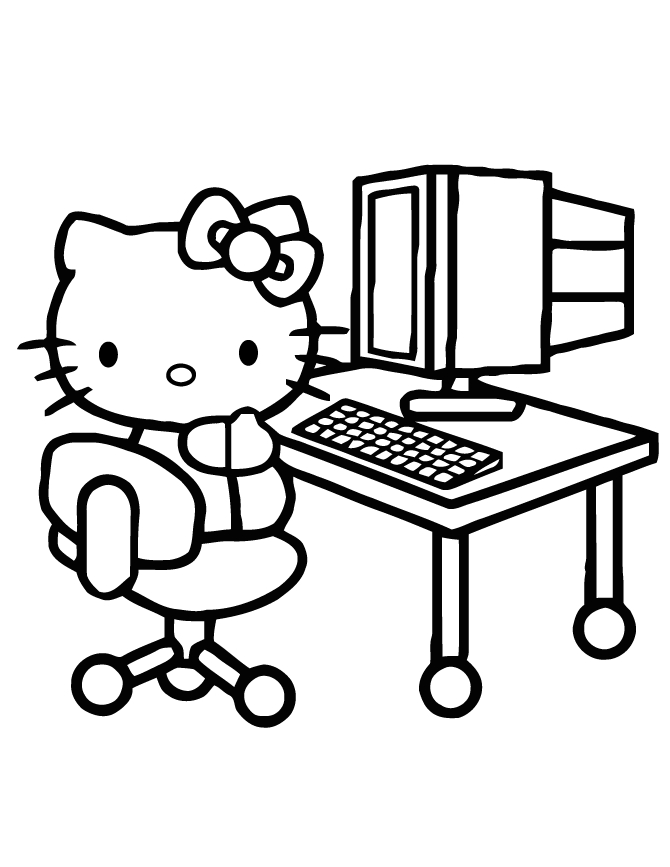 670x867 Computer Coloring Pages Computer Coloring Pages Lovely Computer