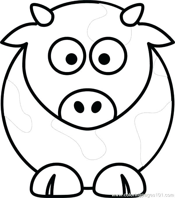 600x679 Cow Coloring Page Free Cow Coloring Pages Cow Coloring Page