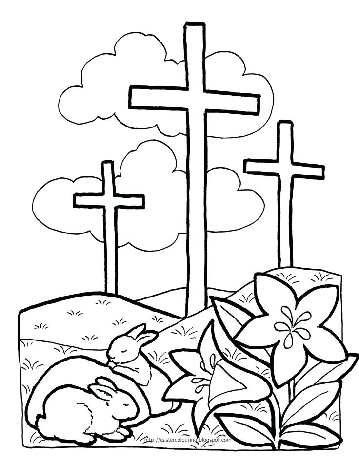 736x956 Cross Coloring Pages Cross Coloring Page Kids Cute Coloring Free