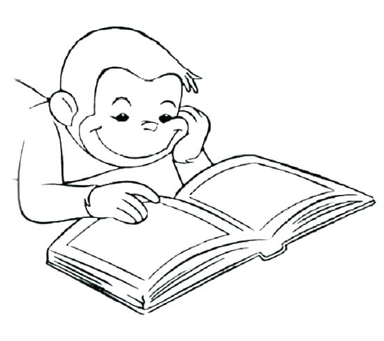 550x488 Curious George Coloring Pages Curious Curious George Coloring