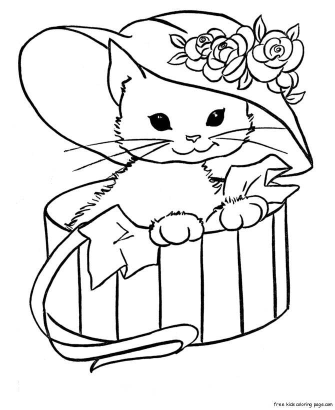 670x820 Free Cute Coloring Pages Lovely Cute Cat Coloring Pages 69