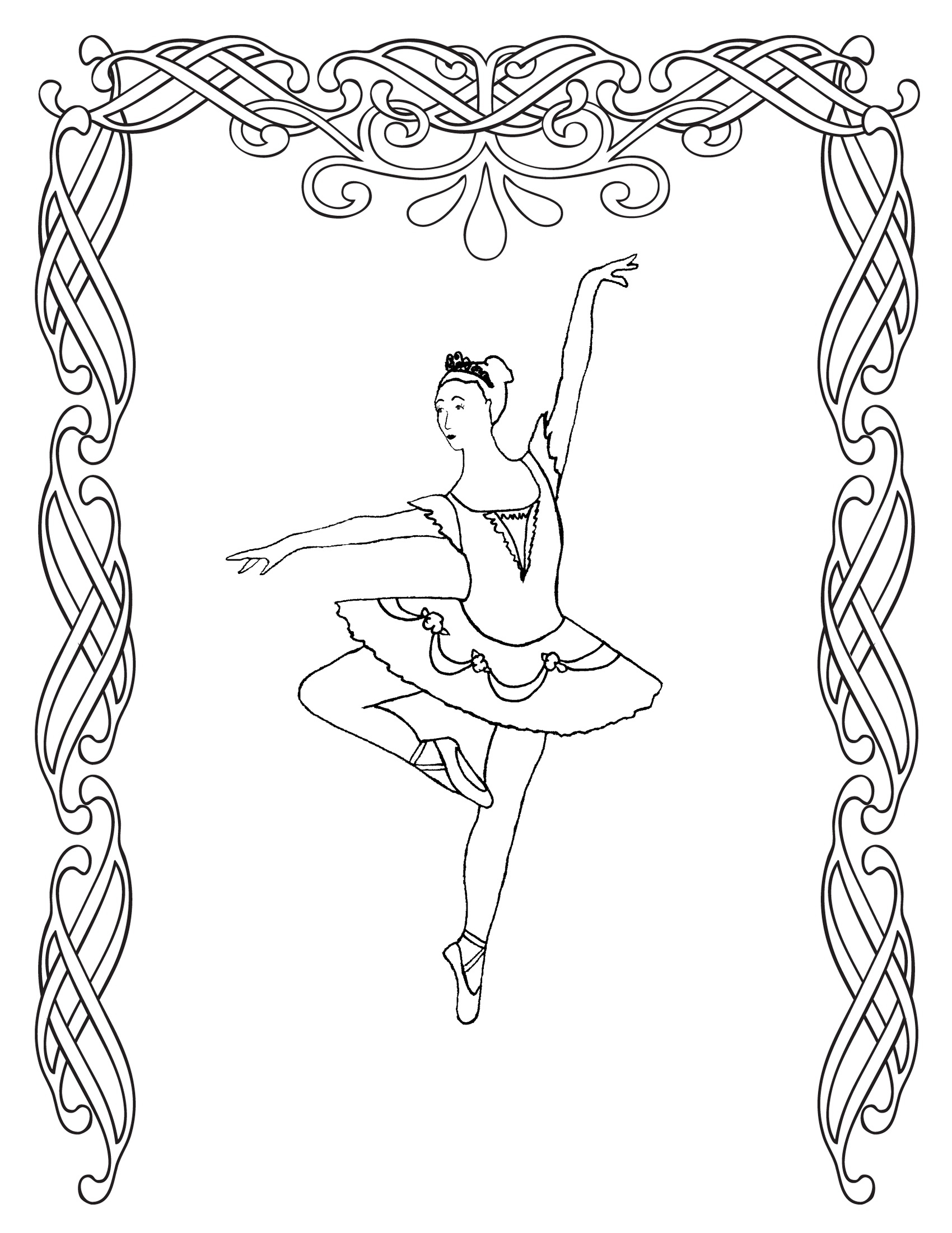 1700x2200 Dance Coloring Pages Beautiful Free Printable Ballet Coloring