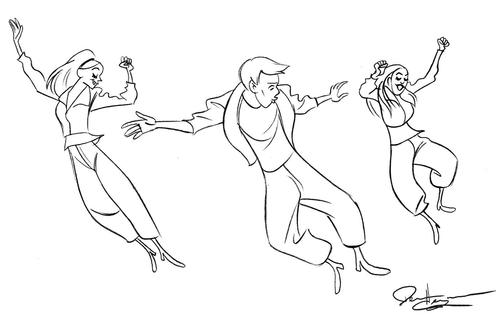 1600x1010 Dance Coloring Pages