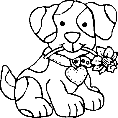 Free Dog Coloring Pages