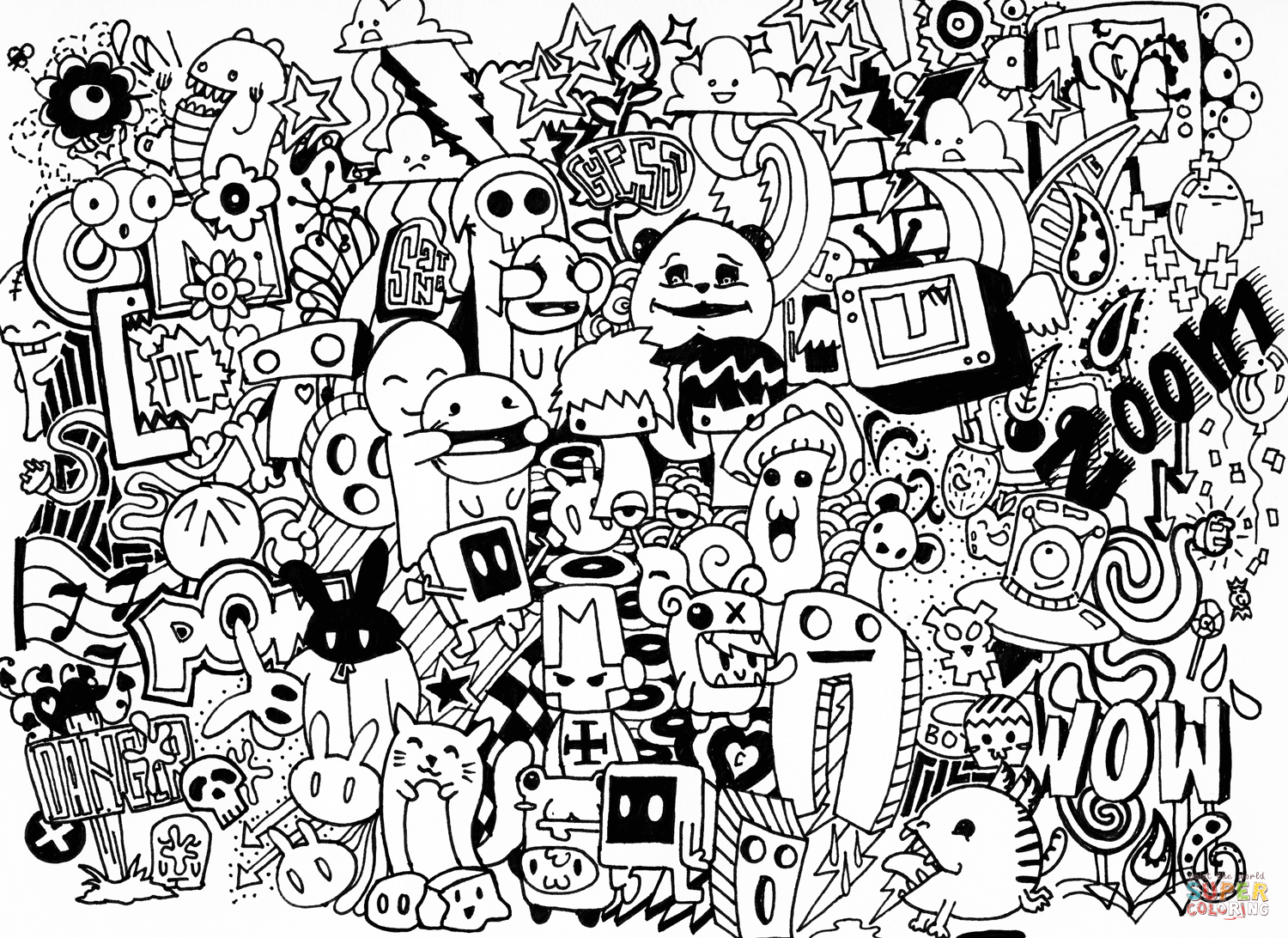 1500x1092 Doodle Art Coloring Pages Free Ribsvigyapan Art Doodle Doodle Art