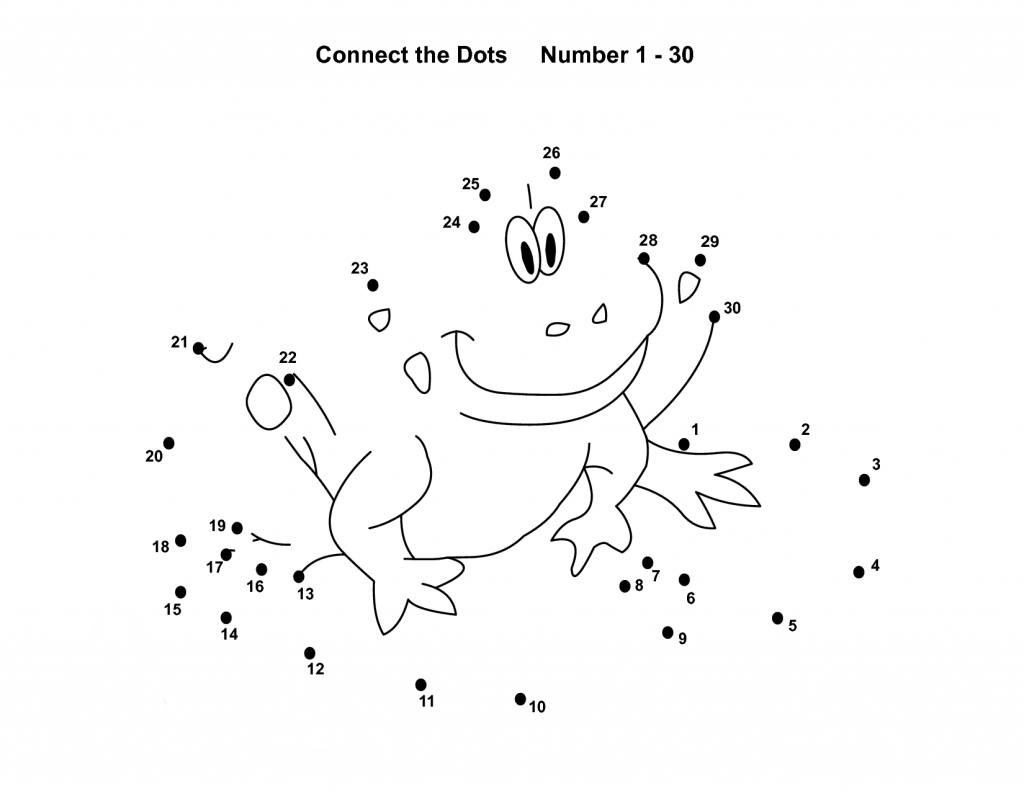 1024x791 Preschool Dot To Frog For Sweet Print Paint Game Printable Connect