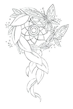 300x446 Dream Catcher Coloring Pages Dream Catcher Coloring Pages Dream