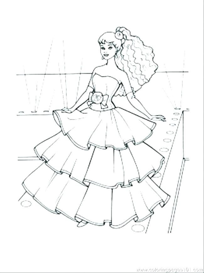 650x868 Dresses Coloring Pages Dress Coloring Pages Wedding Dresses