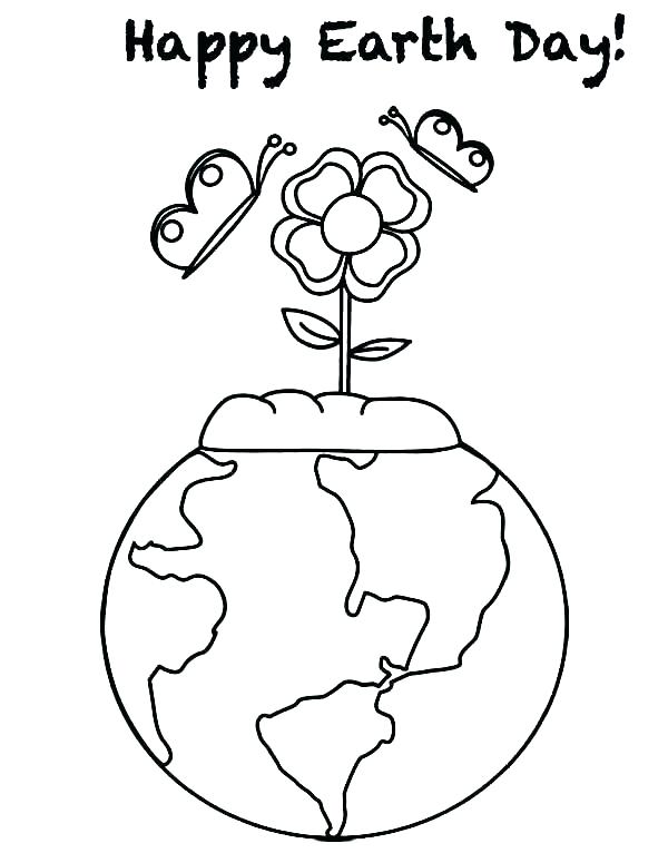 600x766 Coloring Pages Of The Earth Earth Day Coloring Sheets Free Earth