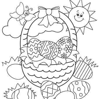 340x340 Easter Basket,