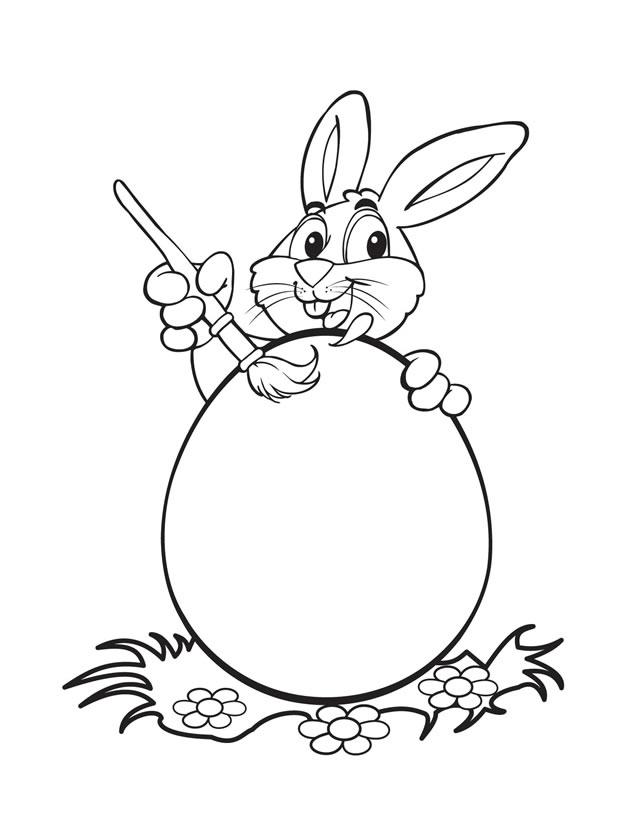 640x828 Easter Bunny Coloring Pages 360coloringpages