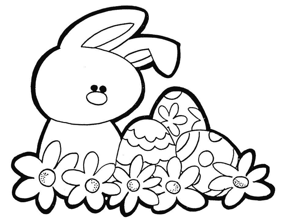 957x718 Easter Bunny Coloring Pages North Texas Kids