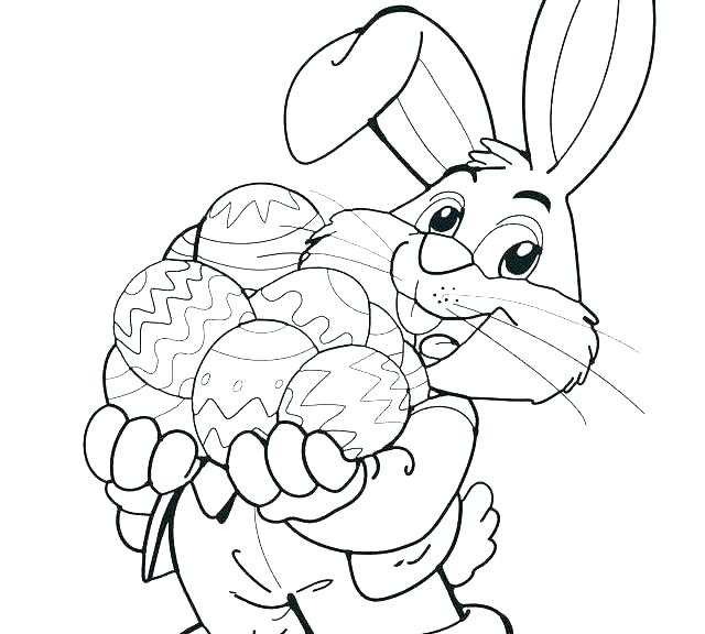 640x576 Easter Coloring Pages Free