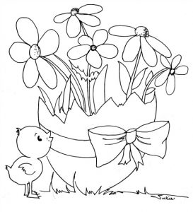 273x300 Free Easter Coloring Pages Best Cute Chick Easter Coloring Pages