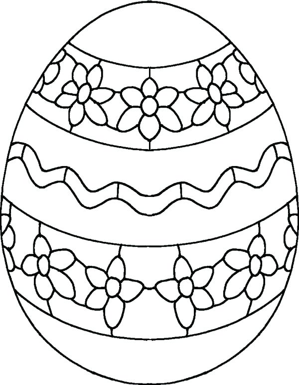600x772 Easter Eggs Coloring Page Ideal Free Printable Easter Eggs