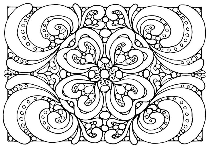 Free Easy Coloring Pages For Adults