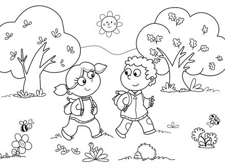 Free Educational Coloring Pages
