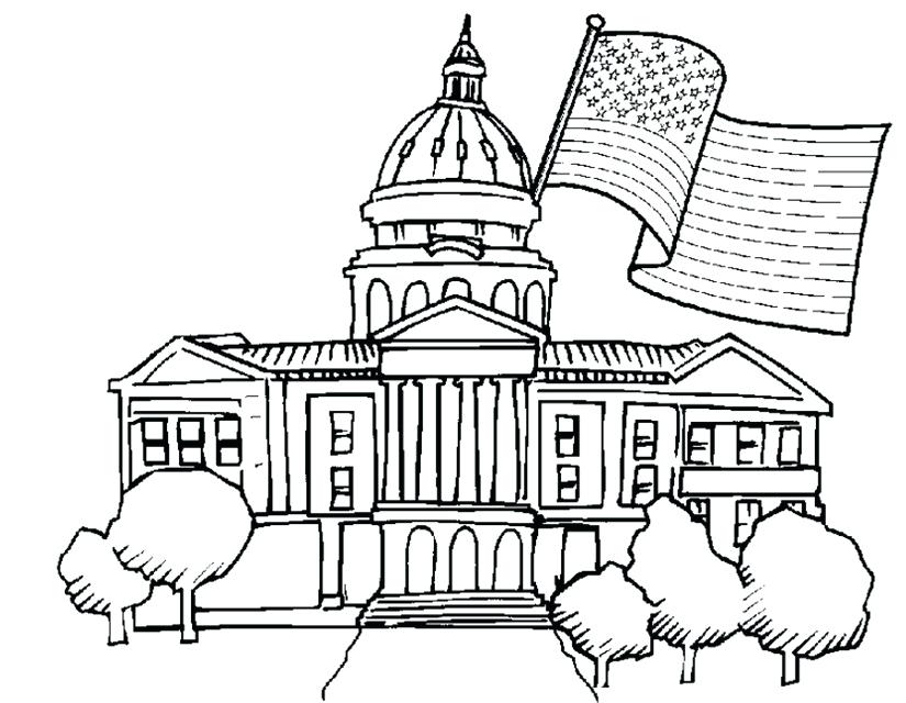 825x640 Presidential Election Coloring Pages