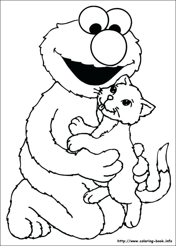 567x794 Free Elmo Birthday Coloring Pages Free Printable Elmo Coloring