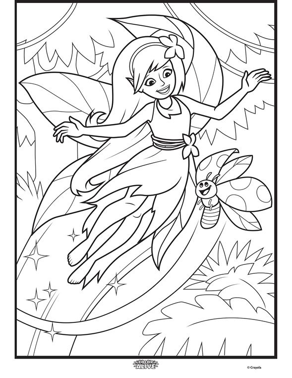 589x762 Bring This Character To Life Off Page. With Color Alive,