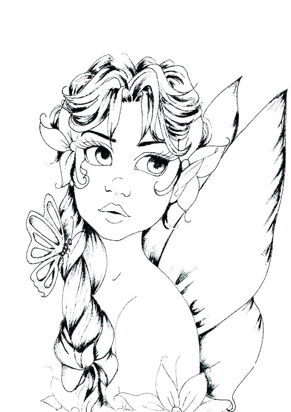 570x806 Free Coloring Pages Fairies Marvelous Fairies Coloring Pages