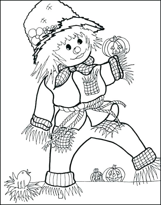 550x701 Autumn Coloring Pages Free Printable
