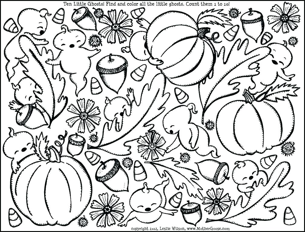 1008x768 Free Preschool Coloring Pages Fall Coloring Pages For Kids