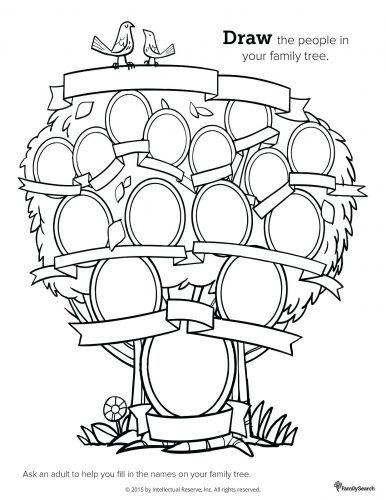 386x500 Coloring Pages ~ Tree Coloring Page Family Full Screen Autumn