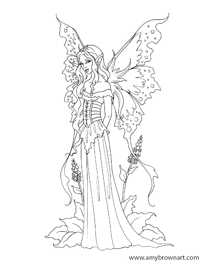 736x952 Fairy Coloring Pages Adults And Hard Fairy Coloring Pages