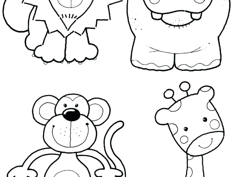 970x728 Coloring Pages Zoo Animals Animal Free Farm With Inspirations 14