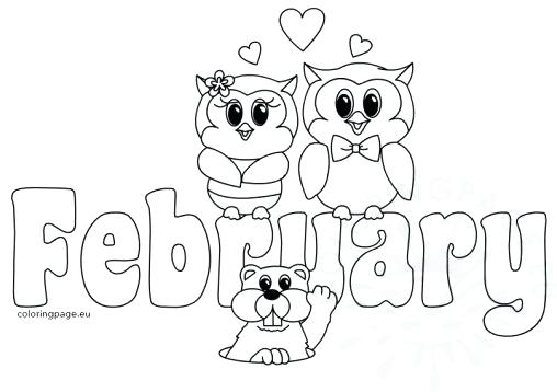 508x358 February Coloring Pages February Coloring Pages Online For Kid