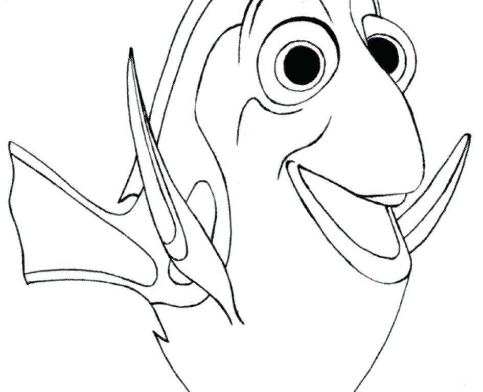 945x768 Finding Dory Coloring Pages