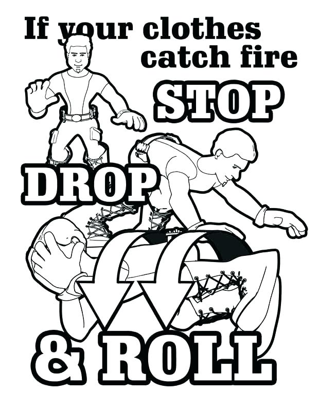 618x800 Free Fire Safety Coloring Pages Free Fire Prevention Coloring