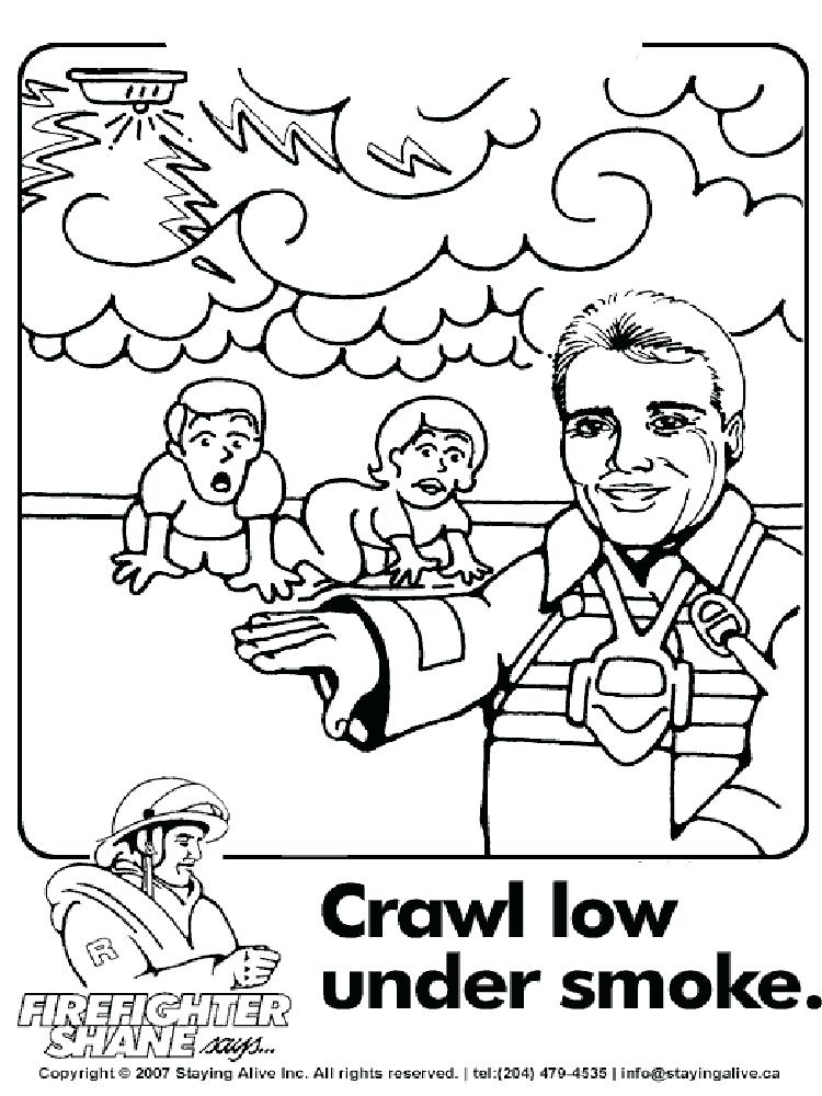 750x1000 Excellent Fire Department Coloring Pages Safety Coloring Pages