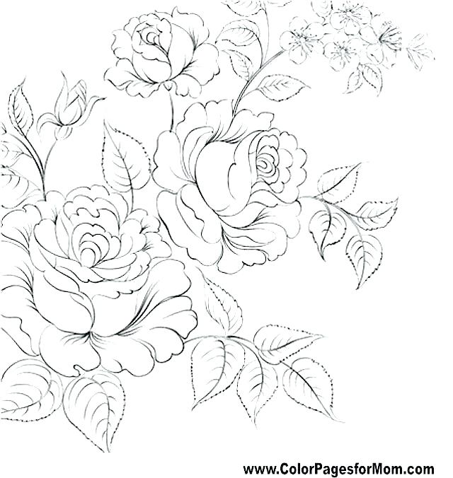 640x676 Free Heart Coloring Pages Free Heart Coloring Pages Free Flower