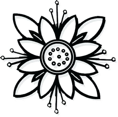 450x449 Flower Coloring Pages Free Coloring Pages For Kids Flowers
