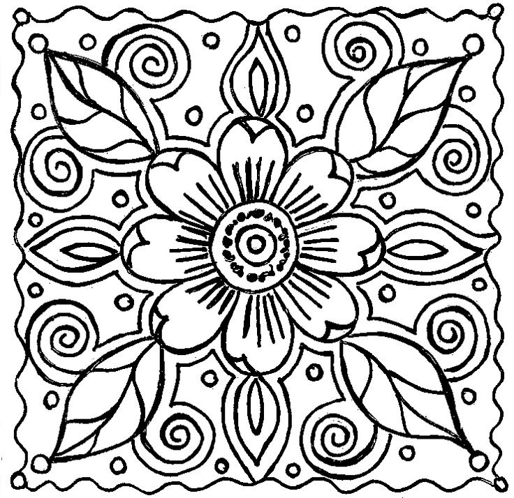736x714 Flowers Coloring Page Lovely Flower Coloring Pages For Adults