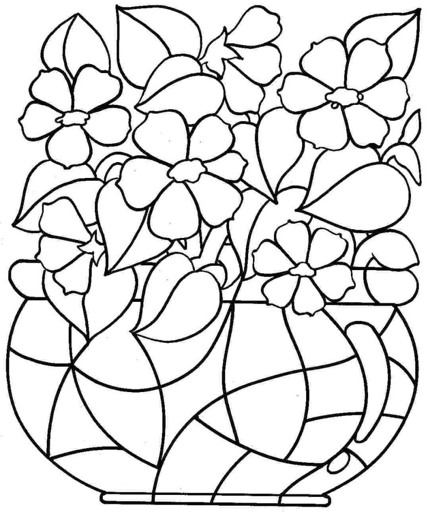 878x1050 Lotus Flower Coloring Pages Free Cool Printable Flowers 33