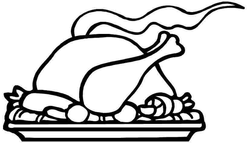 Free Food Coloring Pages