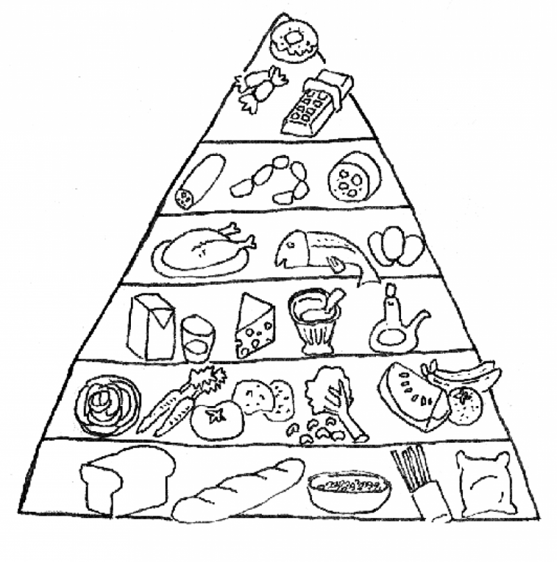 800x807 Homey Ideas Food Coloring Pages Free Printable For Kids