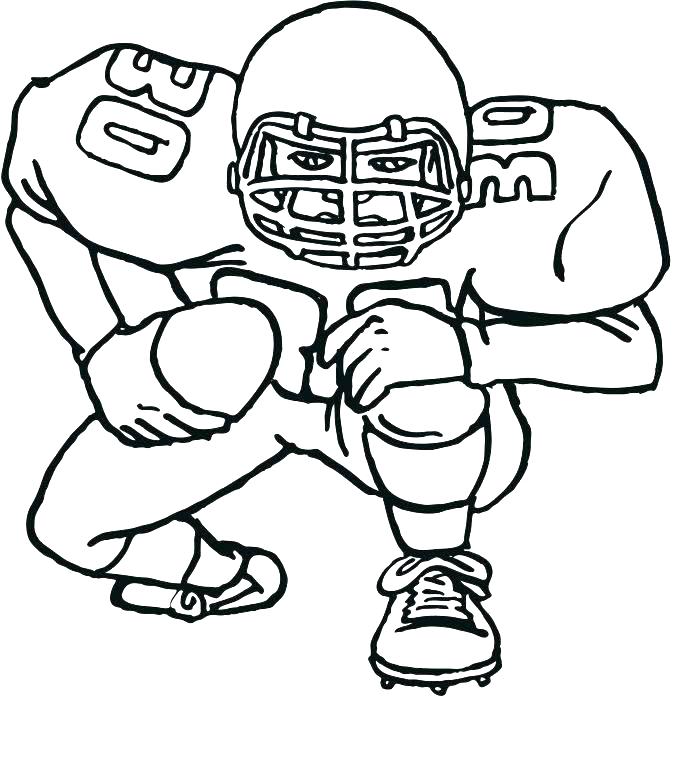 687x781 Nfl Coloring Pages Football Coloring Page Nfl Symbols Coloring