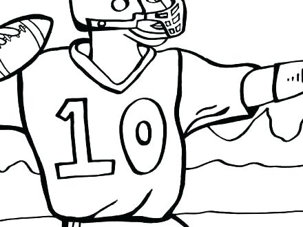 440x330 Football Coloring Page Football 2 Coloring Page Free Printable