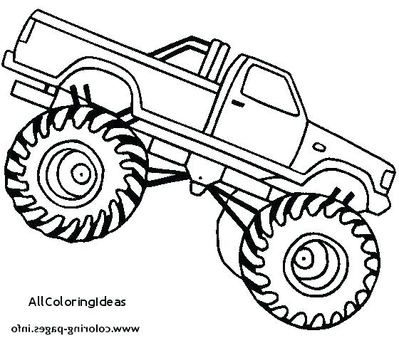 560x475 Coloring Pages Truck Monster Truck Coloring Pages Free Coloring
