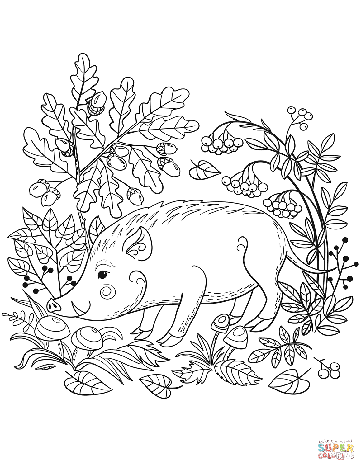 1159x1500 Forest Animals Coloring Pages 37 All The Wild Of New Forest