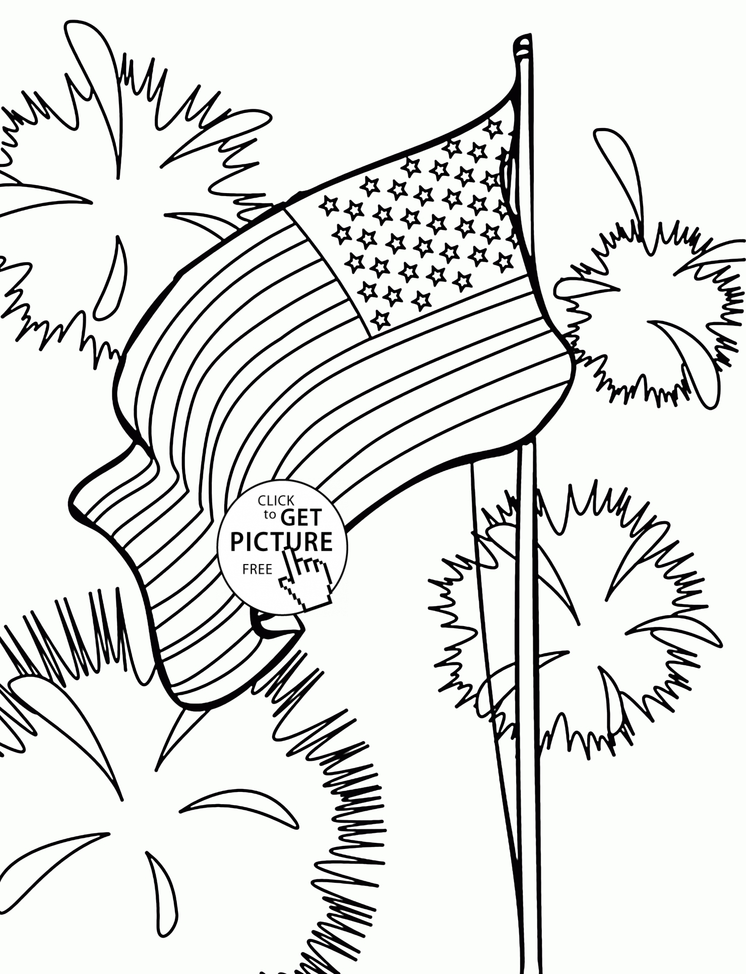 1480x1932 Special Free Fourth Of July Coloring Pages Uni